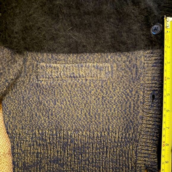 Closed Black nad Gray long sleeved mid length cardigan S - Picture 7 of 13